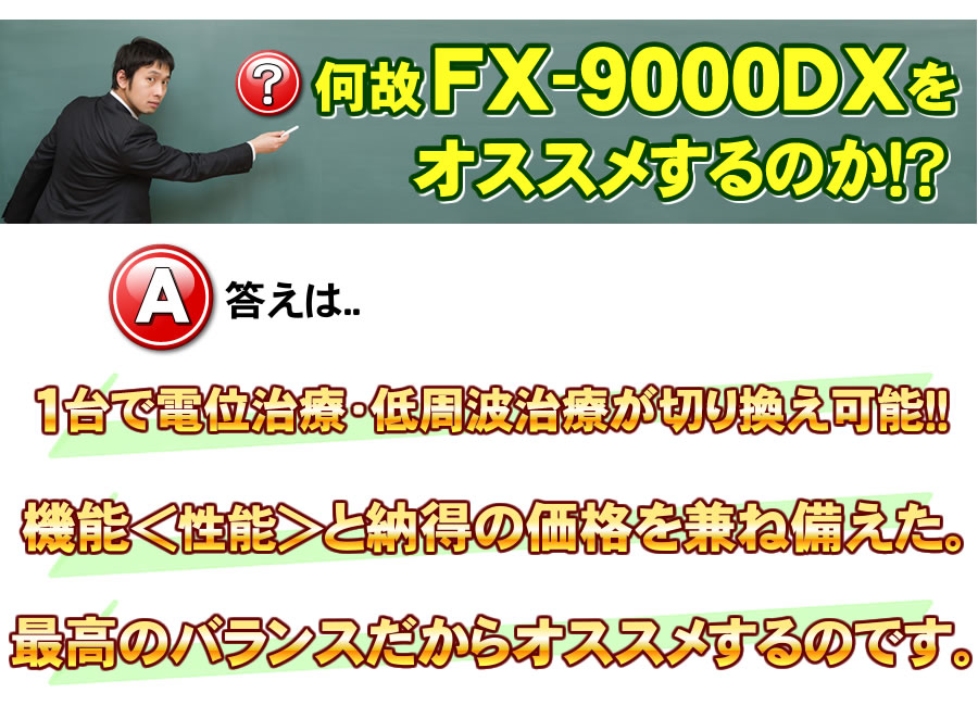 なぜFX-9000DXをオススメするのか